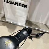 Close-up of Saint Laurent shoes craftsmanship