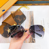 Angled view of Louis Vuitton unisex sunglasses
