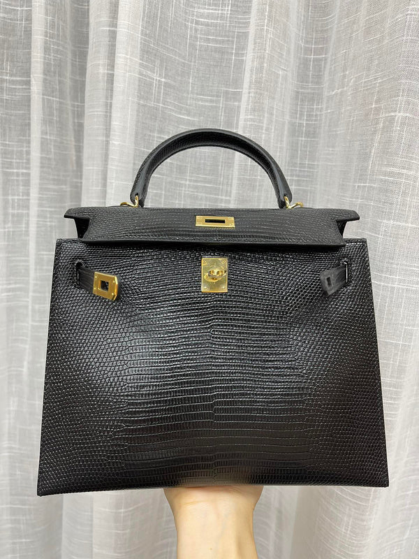 Close-up detail of graceful bag design