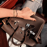 Interior view of chic premium bag