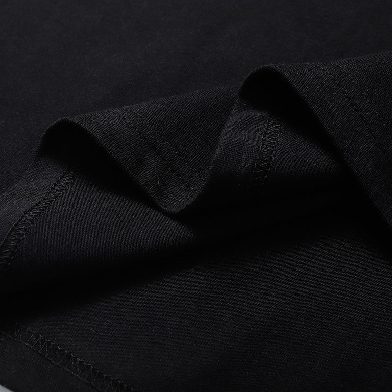 Front view of Polo cotton polo shirt with monogram-inspired silhouette