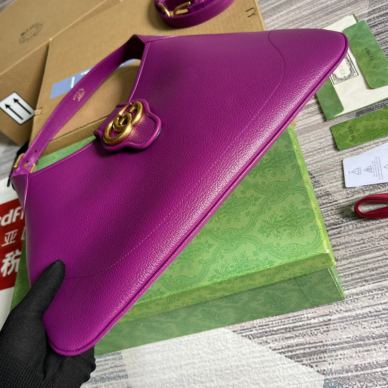 Sculpted bag shown from front angle