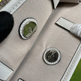 Close-up detail of chic signature women's handbag – women's everyday handbag