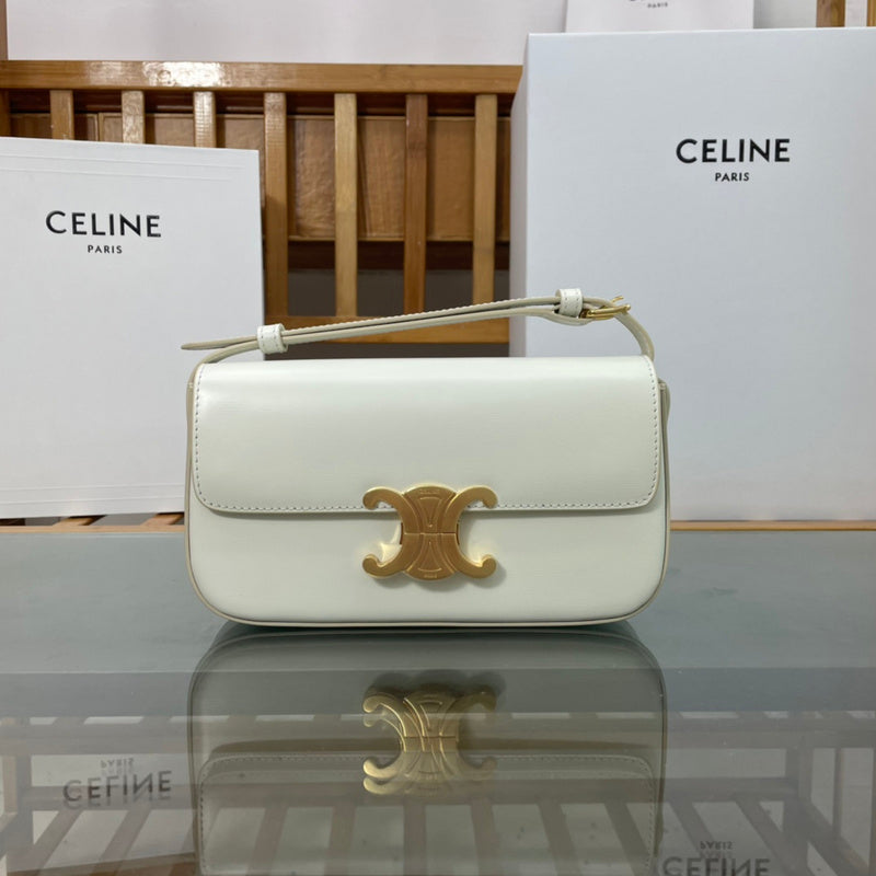 Front view of classic premium women's handbag – women's everyday handbag