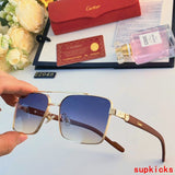 Angled view of Cartier unisex sunglasses