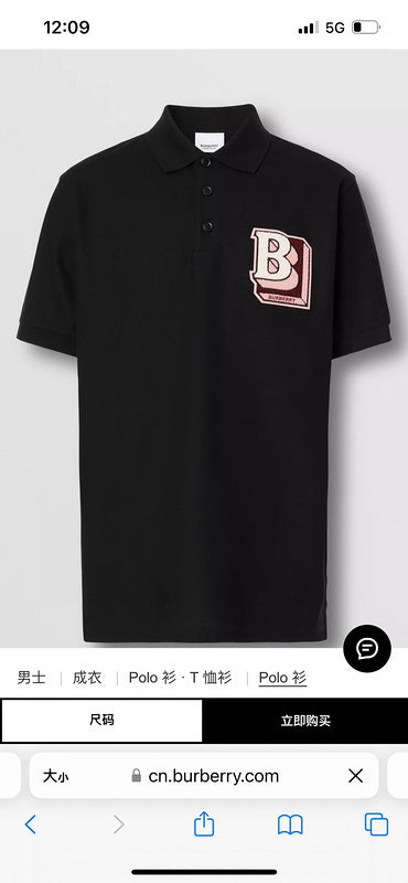 Burberry t-shirt front view designer style