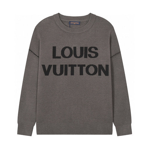 Front view of Louis Vuitton luxury clothing with tailored silhouette