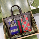 Top view of polished structured women's handbag – women's luxury accessory