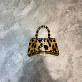 Bold Premium PU Leather Handbag - Sleek Minimalist Lines | Women's Premium Handbag #867 - back view (image 4) of designer-inspired handbag