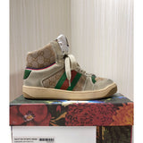 Gucci bold contrast luxury sneakers view 6 minimalist modern build