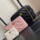 Back view of elevated premium women's handbag – women's luxury handbag