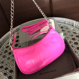 Interior view of modern polished women's handbag – women's designer-style accessory