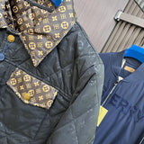 Full styled look of Louis Vuitton luxury clothing with streetwear-inspired cut