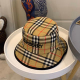 Side view of Burberry unisex cap