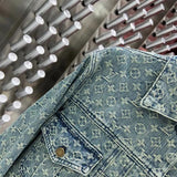 Front view of Louis Vuitton luxury clothing with everyday silhouette