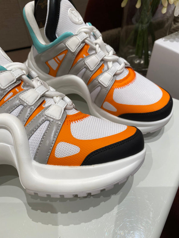 Louis Vuitton White Slip-On Sneakers - Sole Detail View