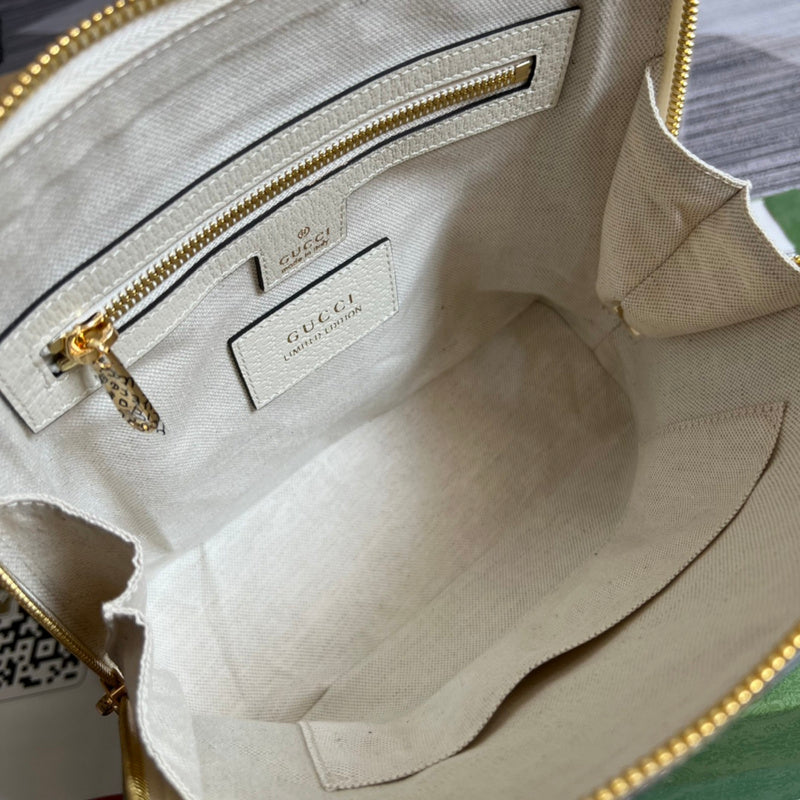 Side profile of signature elevated women's handbag – women's statement bag