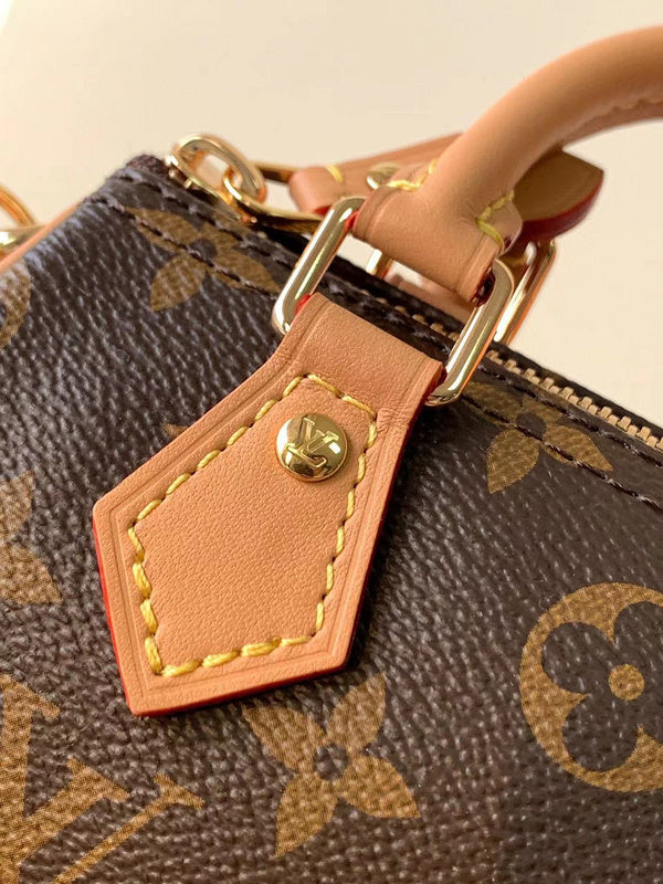 Back view of chic premium women's handbag – women's statement bag