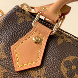 Back view of chic premium women's handbag – women's statement bag