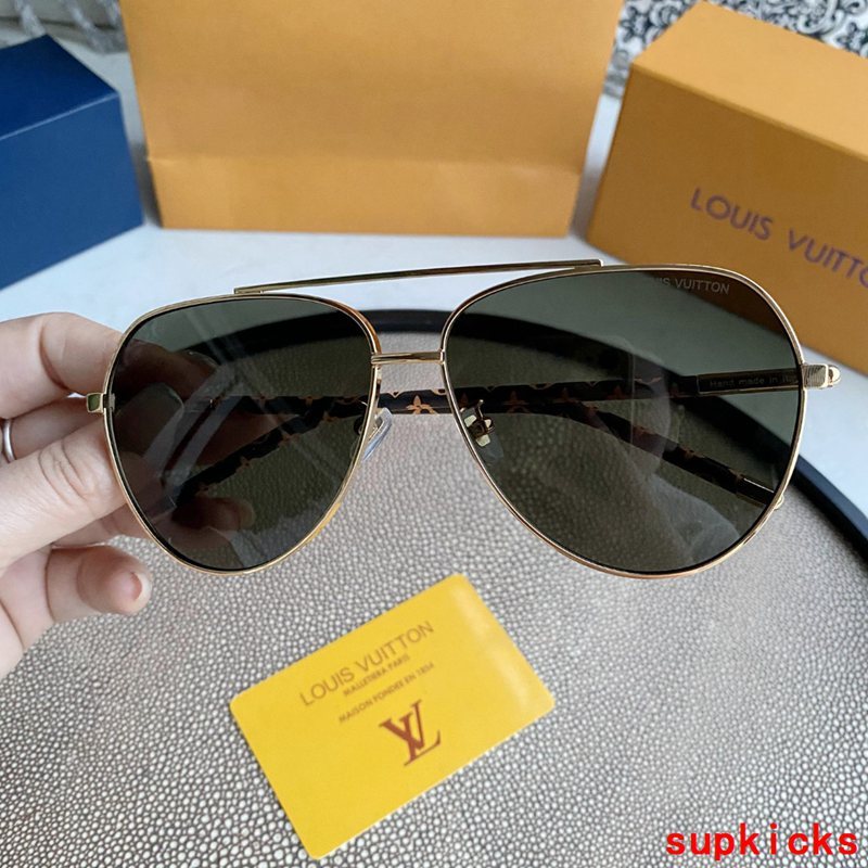Angled view of Louis Vuitton unisex sunglasses