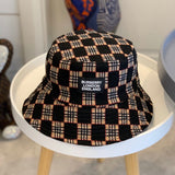 Close-up detail view of Burberry unisex cap
