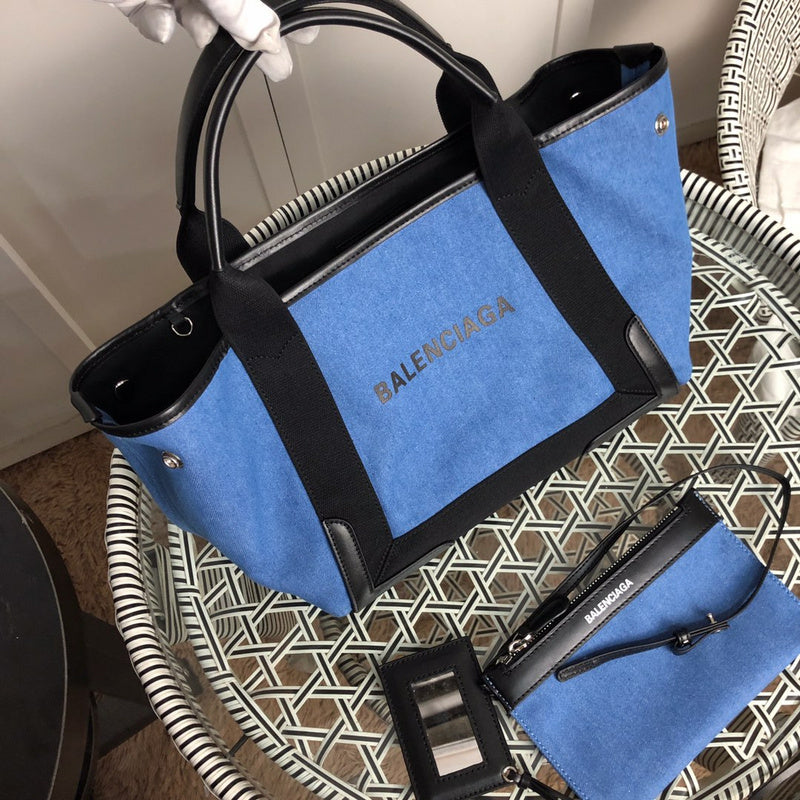 Back view of premium classic women's handbag – women's statement bag