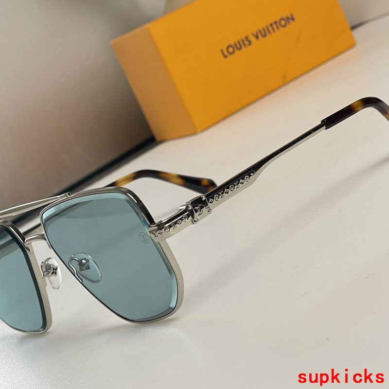 Side view of Louis Vuitton unisex sunglasses