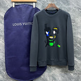 Front view of Louis Vuitton luxury clothing with tailored silhouette