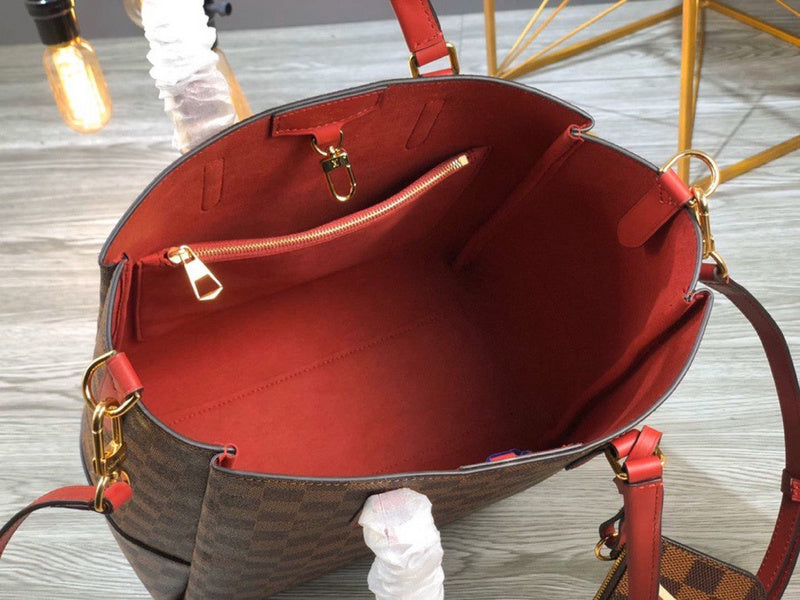 Side profile of premium statement women's handbag – women's luxury handbag