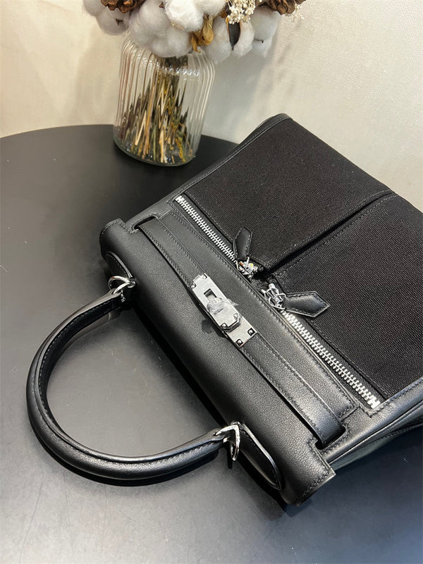 Sculpted handbag styled for everyday wear