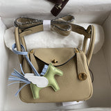 Close-up detail of polished bag design