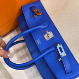 Close-up detail of structured bag design