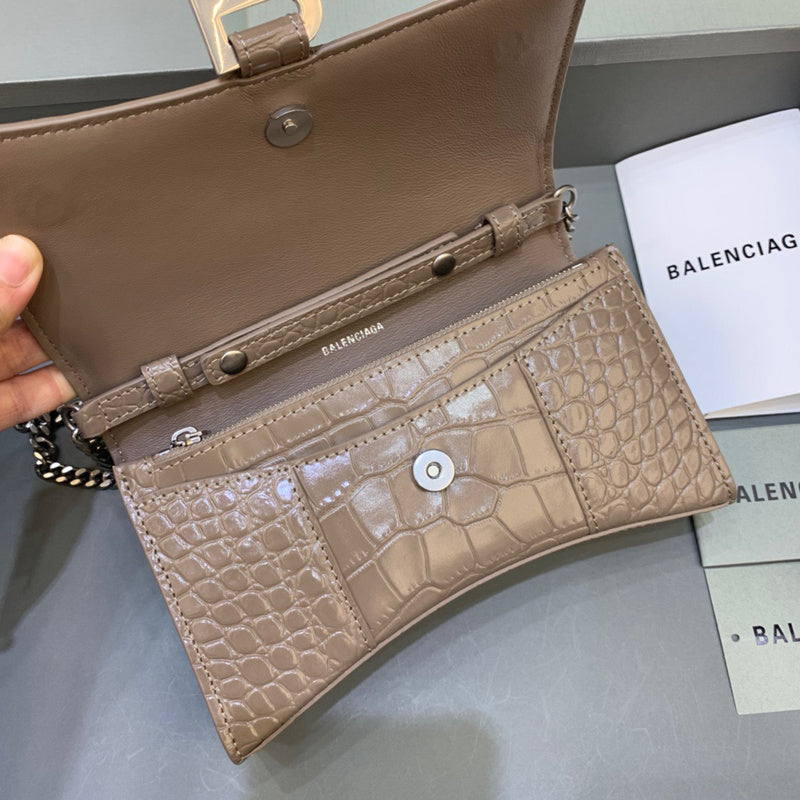 Structured Vegan Leather Handbag - Polished Finish | Women's Everyday Carry Handbag #445 - styled full view (image 7) of designer-inspired handbag