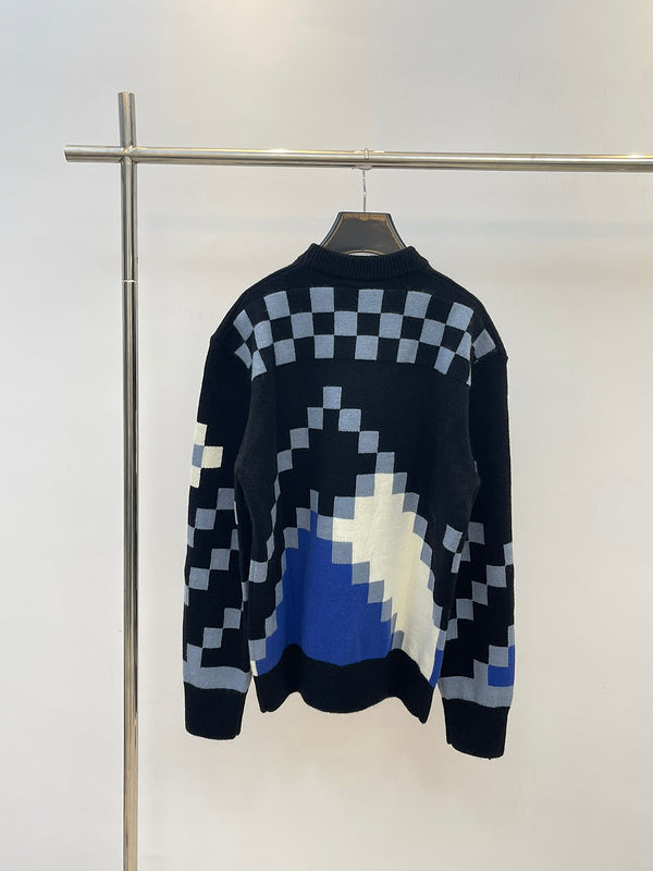 Side profile of Louis Vuitton luxury clothing with streetwear-inspired cut