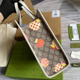 Top view of chic signature women's handbag – women's everyday handbag
