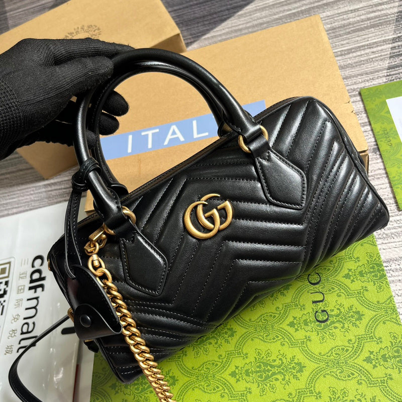 Front view of refined elevated women's handbag – women's designer-style accessory