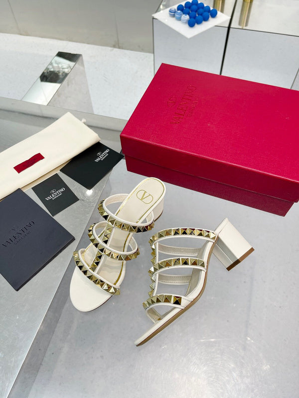 Valentino Garavani luxury shoes detail shot