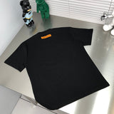 Front view of Louis Vuitton cotton t-shirt with monogram-inspired silhouette