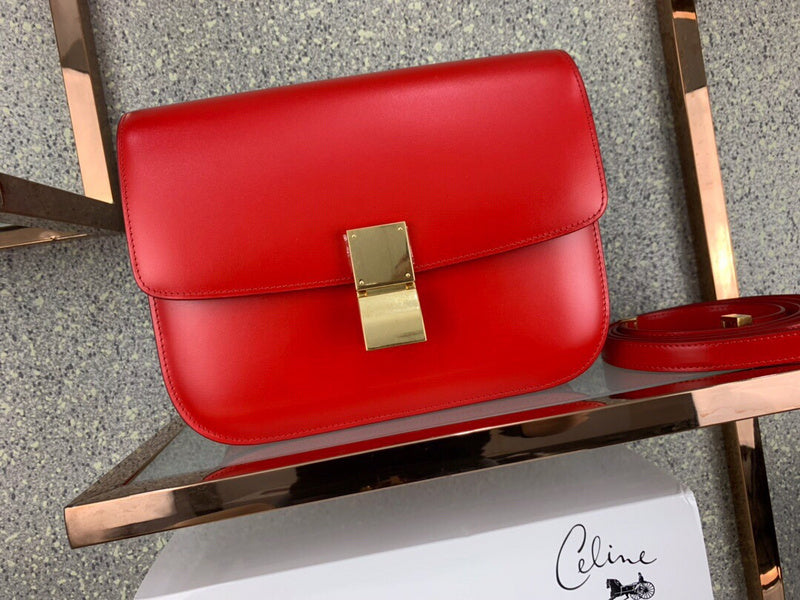 Front view of signature classic women's handbag – women's designer-style accessory