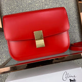 Front view of signature classic women's handbag – women's designer-style accessory
