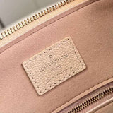 Side profile of premium statement women's handbag – women's premium purse