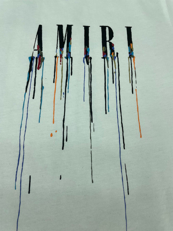 Close-up of Amiri t-shirt craftsmanship