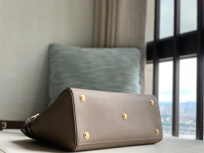  graceful top-handle bag detail view showing craftsmanship 14
