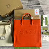 Front view of refined structured women's handbag – women's statement bag