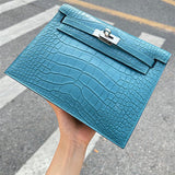 Close-up detail of sleek bag design