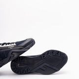 Close-up of Fendi athletic hardware and fine stitching