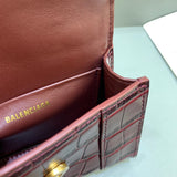 Chic Vegan Leather Handbag - Everyday Elegance | Women's Designer-Inspired Purse #490 - texture close-up (image 9) of designer-inspired handbag