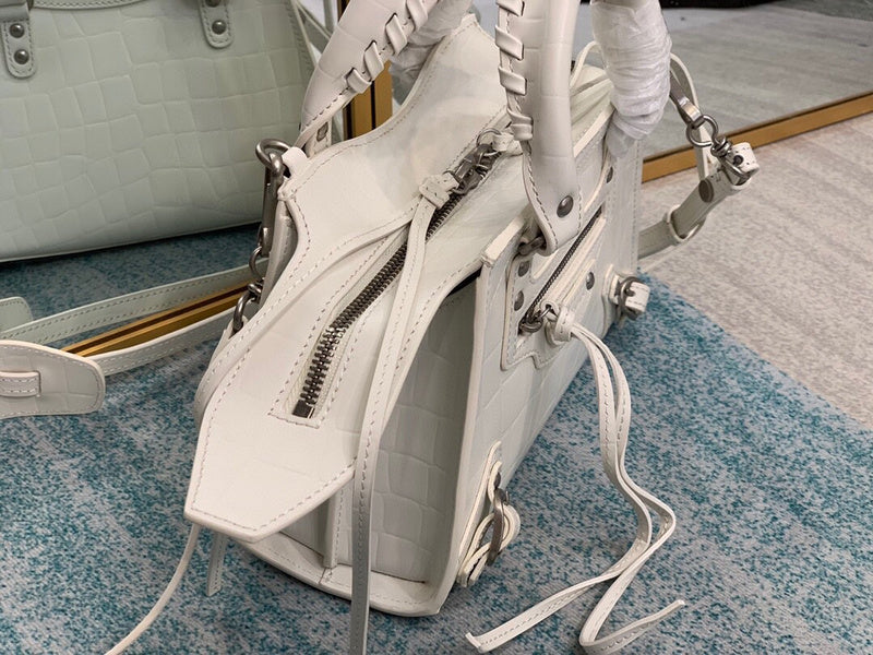Understated Premium PU Leather Handbag - Statement Silhouette | Women's Premium Handbag #665 - close-up detail shot (image 3) of designer-inspired handbag