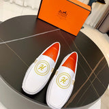 Hermes shoes Style 045 - top view showing design