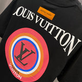 Close-up detail shot of Louis Vuitton cotton t-shirt with tailored silhouette